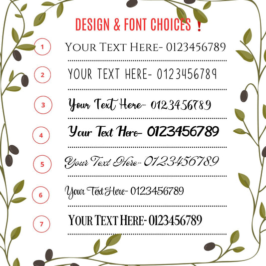 Handcrafted Olive Wood Table Mirror