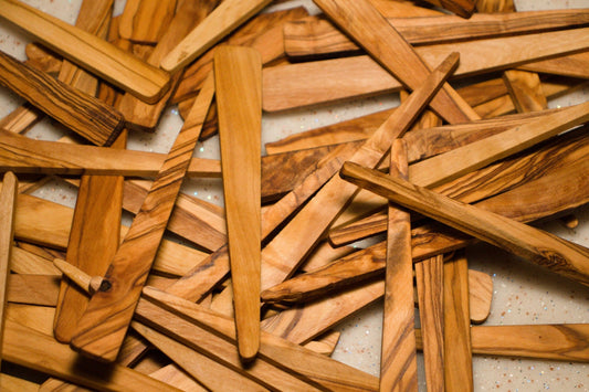 1 DOLLAR Olive Wood Tea Stirrers | Wooden Handmade Stirrers