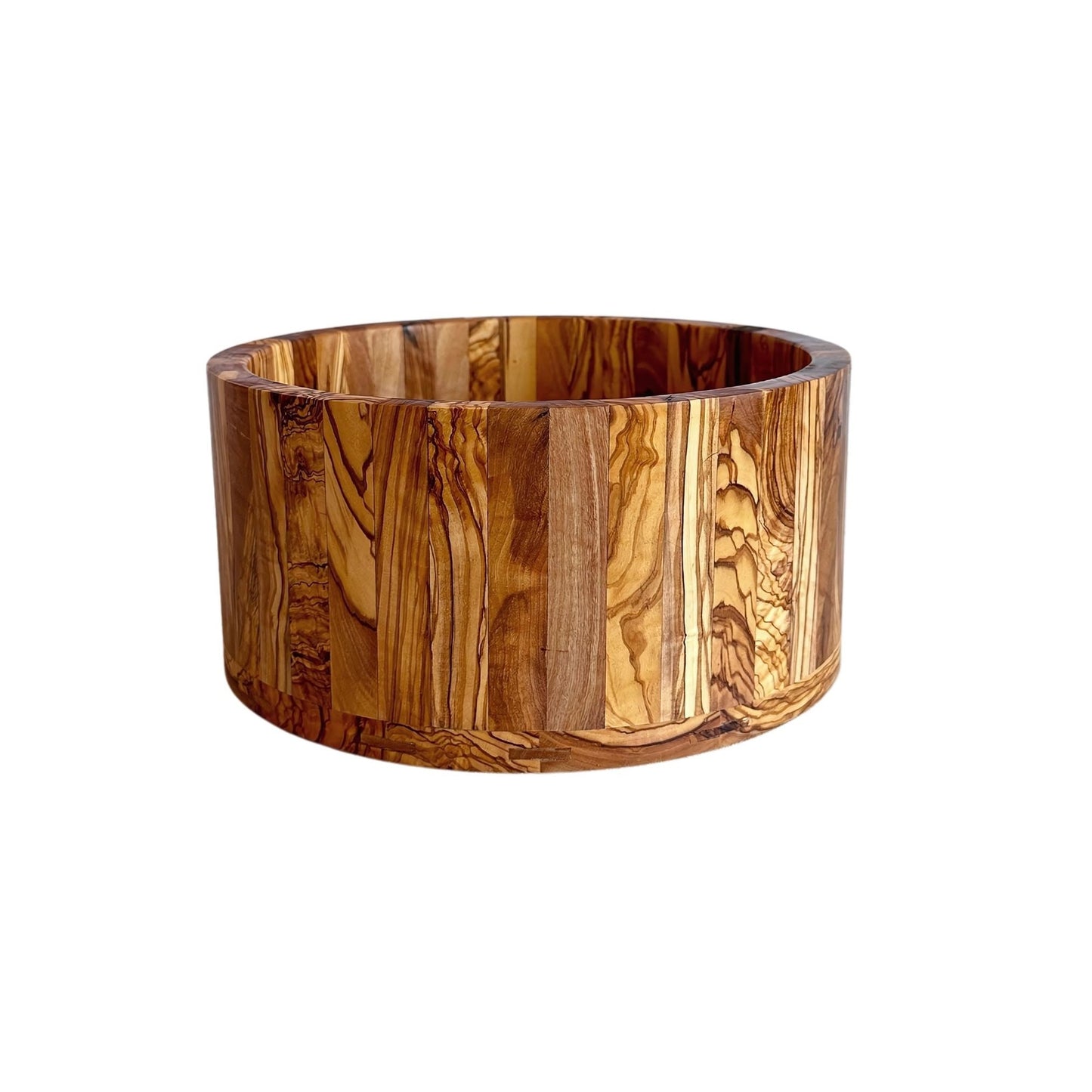 Handmade Olive Wood Salad Bowl - 11 Inches with servers, Unique Gift, Handcrafted Olive Wood Bowl, Large Olive Wood Serving Bowl