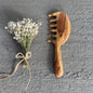 Personalized Olive Wood Comb for Girls |  Handmade & Natural