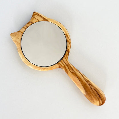 Handheld Mirror for Girls – Cat Design