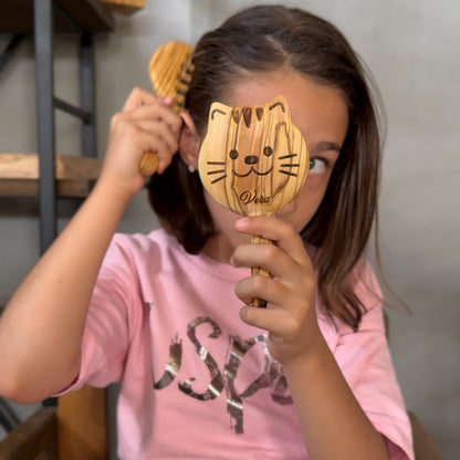 Handheld Mirror for Girls – Cat Design
