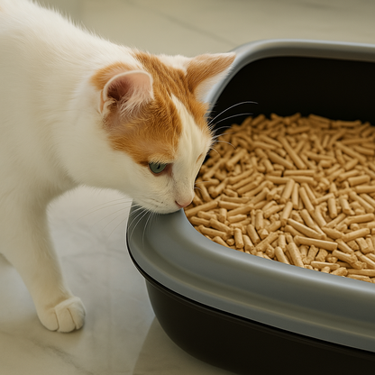 Olive Wood Pellet Cat Litter – Natural, Sustainable, and Hypoallergenic
