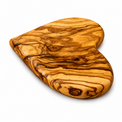 Heart Shaped Olive Wood Boards, Wooden Valentine's Day Gifts