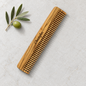 Personalized Wooden Beard Comb for Men, Handmade Olive Wood Hair Comb, Custom Engraved Pocket Comb, Natural Wooden Grooming Gift for Him
