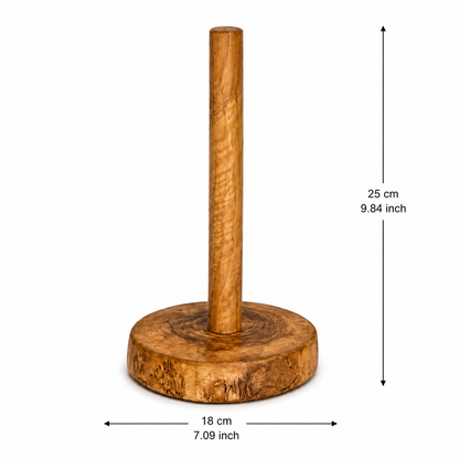 Helene Olive Wood Paper Towel Holder