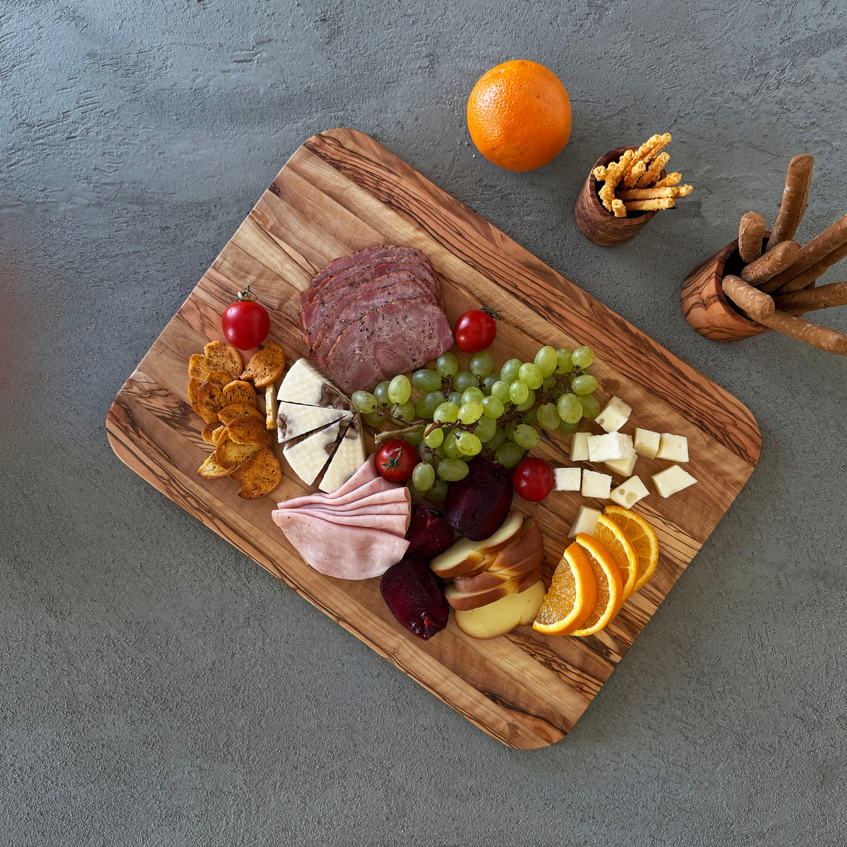 Olive Wood Chopping Board, Authentic Olive Wood Cutting Board, Natural Wooden Chopping Board, Luxurious Wooden Serving Board