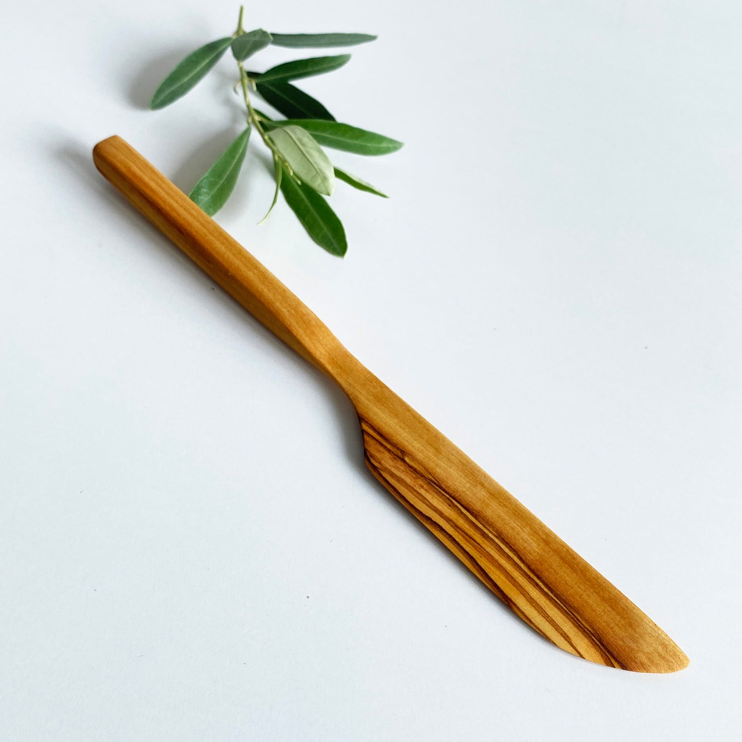 Elegant Olive Wood Spoon, Fork and Knife Set, Wooden Cutlery Set