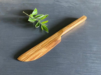 Elegant Olive Wood Spoon, Fork and Knife Set, Wooden Cutlery Set
