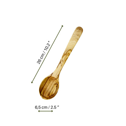 Functional and Elegant Spoon Set, Olive Wood Serving and Cooking Spoons