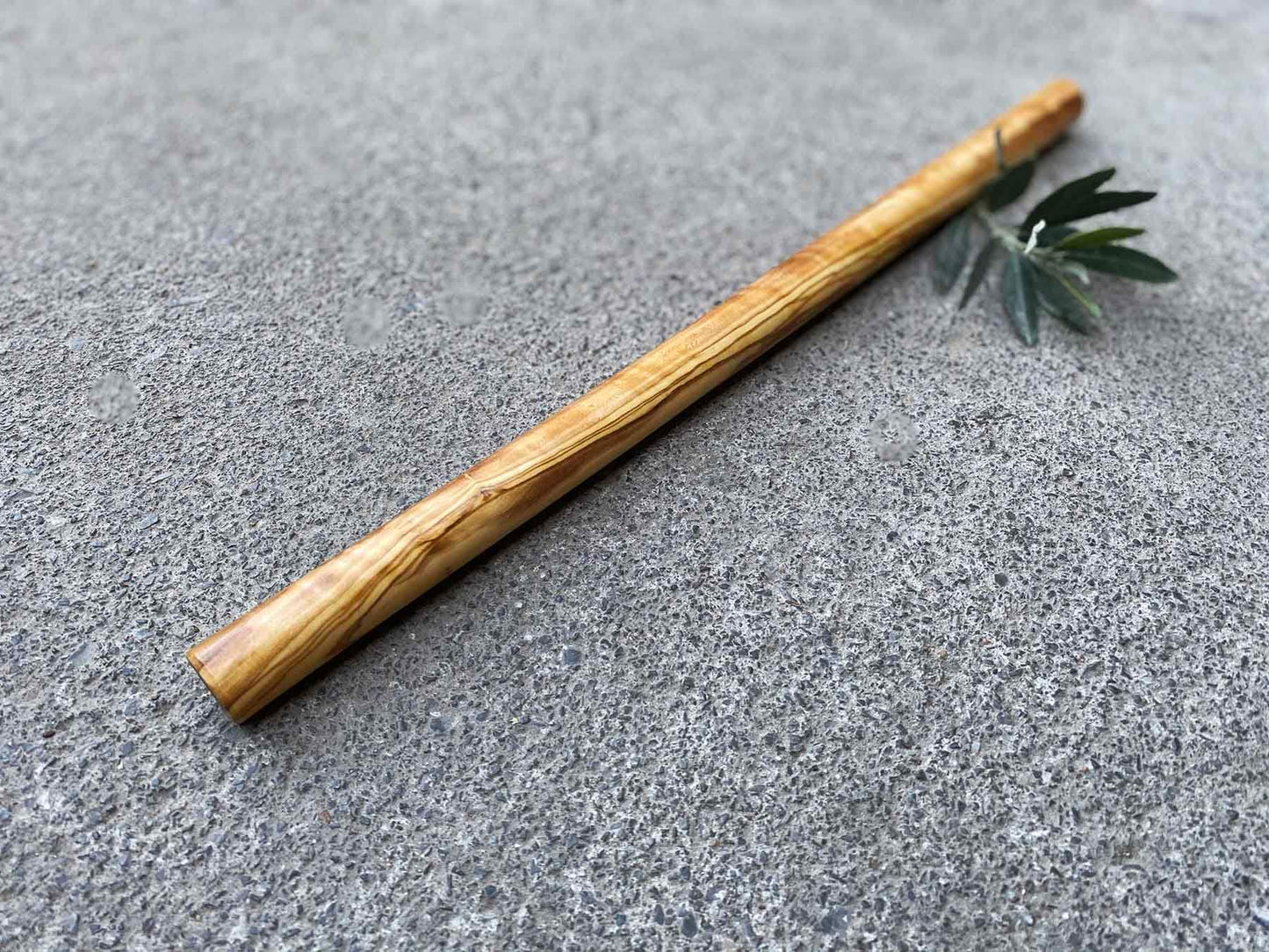 Handcrafted Olive Wood Mattarello - Handmade Rolling Pin - Unique Kitchen Utensil