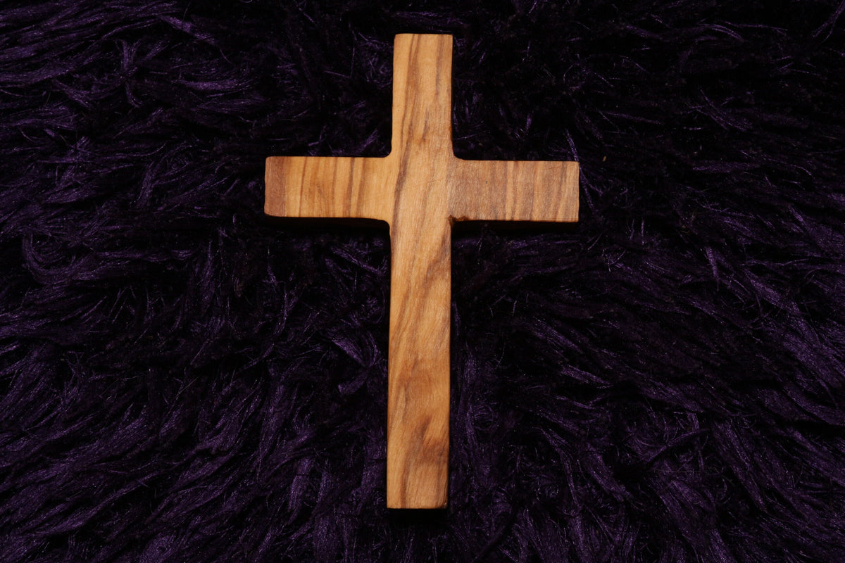Olive Wood Cross, Olive Wood Crucifix, Wooden Cross, Organic Wooden Cross, Christian Gift, Church Gifts, Wooden Holy Cross