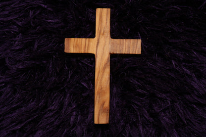 Olive Wood Cross, Olive Wood Crucifix, Wooden Cross, Organic Wooden Cross, Christian Gift, Church Gifts, Wooden Holy Cross