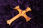 Olive Wood Roman Cross, Olive Wood Crucifix