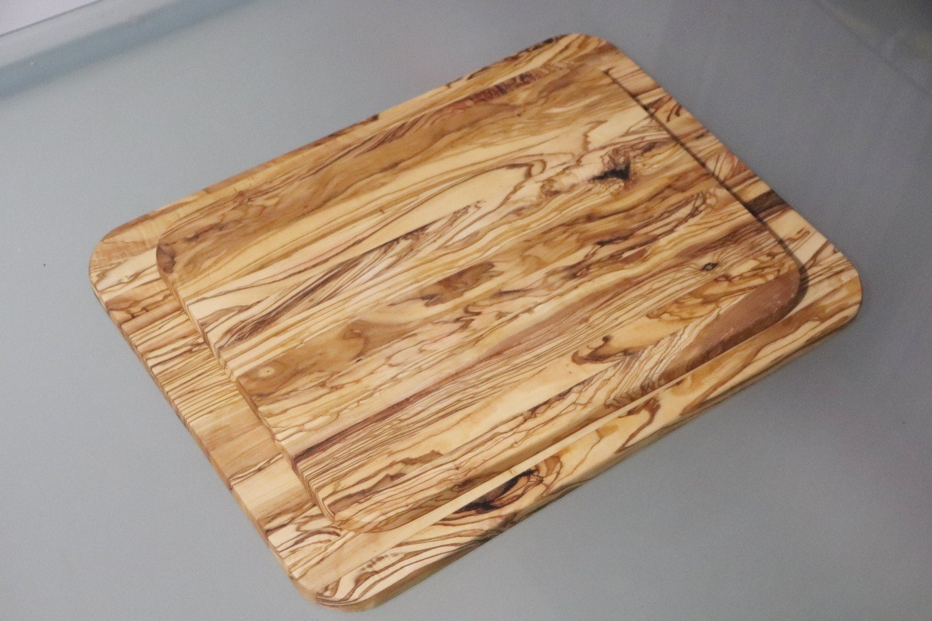 Olive Wood Chopping Board, Authentic Olive Wood Cutting Board, Natural Wooden Chopping Board, Luxurious Wooden Serving Board