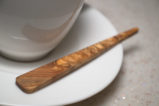 1 DOLLAR Olive Wood Tea Stirrers | Wooden Handmade Stirrers