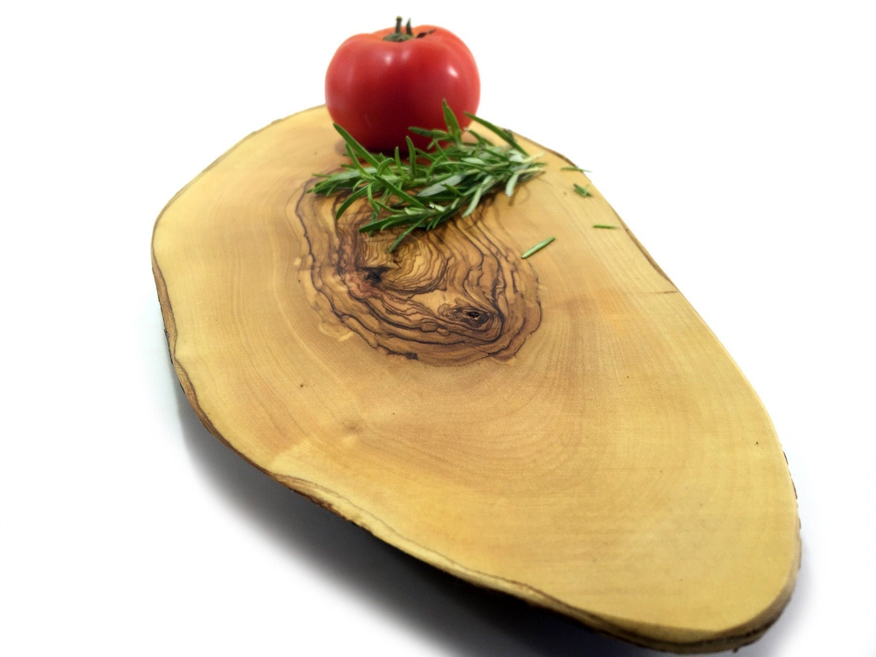 Olive Wood Rustic Cutting Board, Olive Wood Steak Board, Live Edge Board