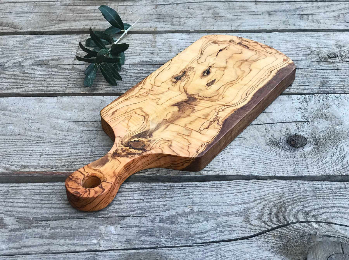 Solid Olive Wood Cheese Board
