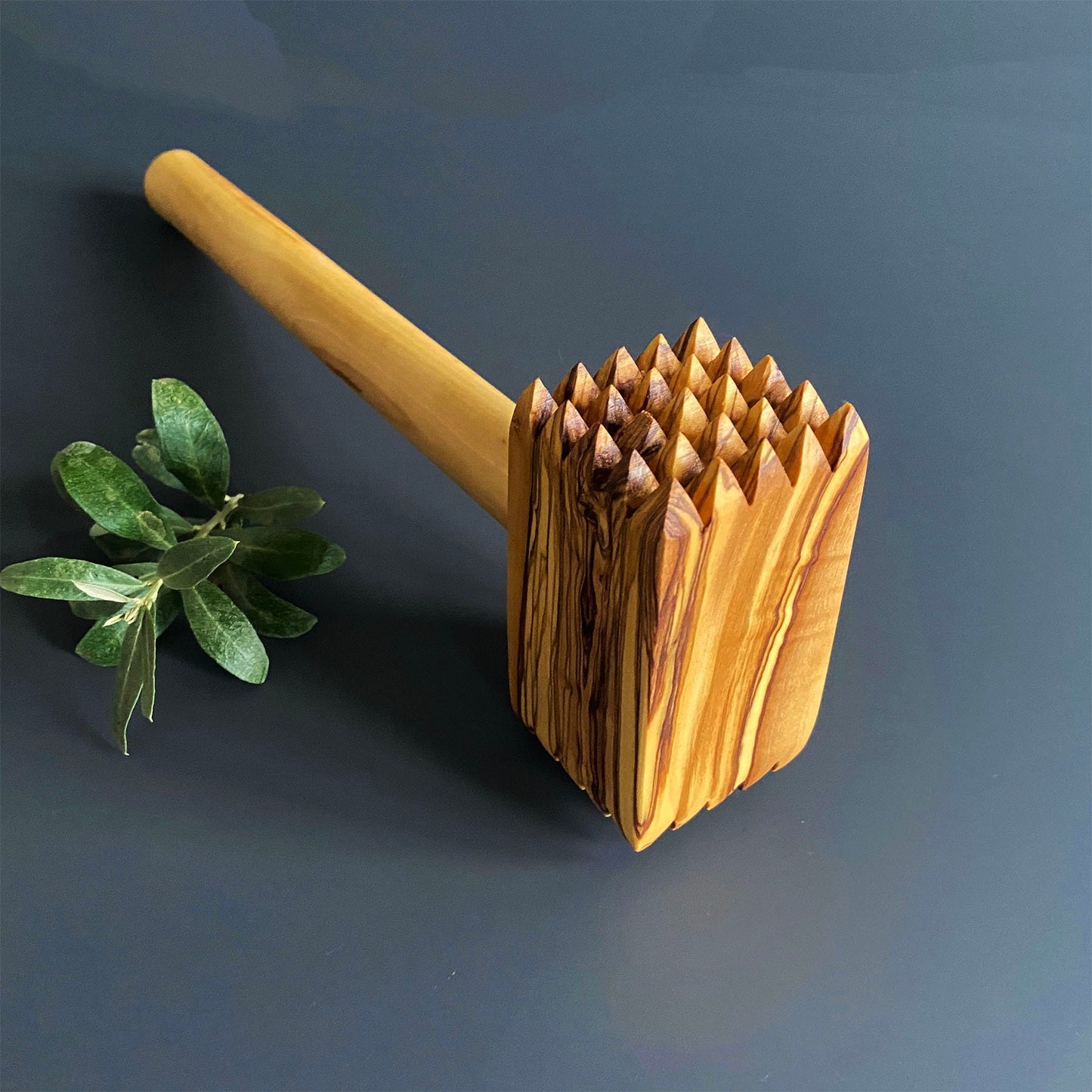 Olive Wood Meat Tenderizer, Olive Wood Meat Mallet