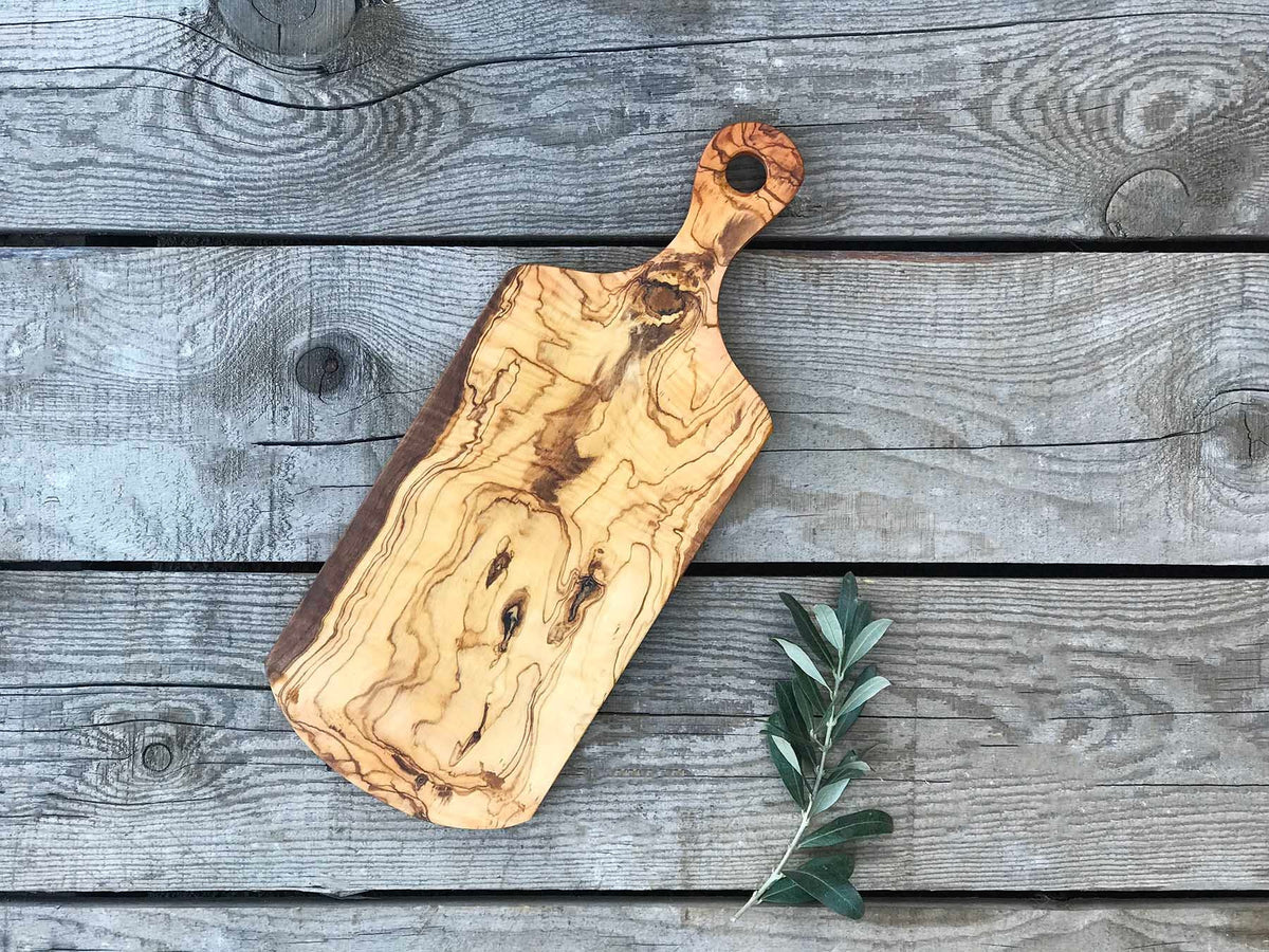 Solid Olive Wood Cheese Board