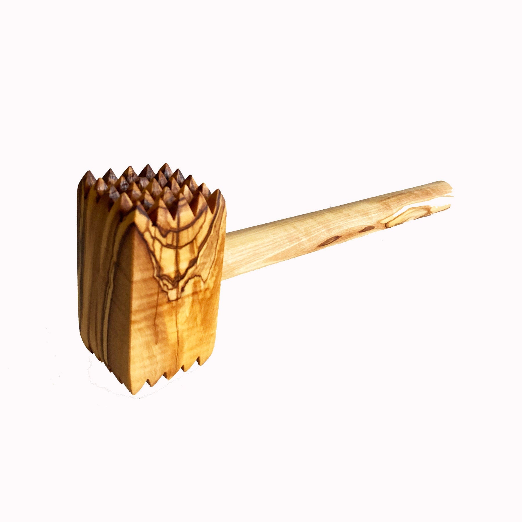 Olive Wood Meat Tenderizer, Olive Wood Meat Mallet