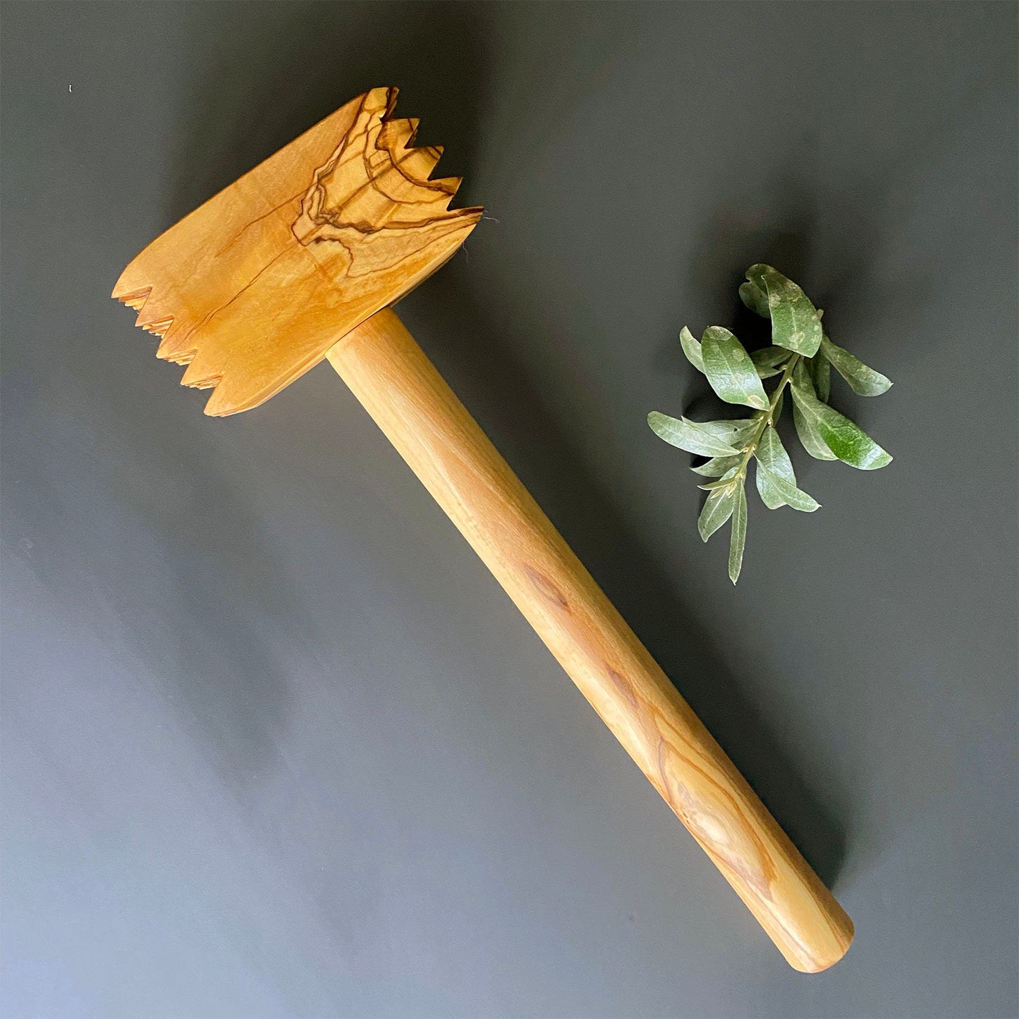 Olive Wood Meat Tenderizer, Olive Wood Meat Mallet