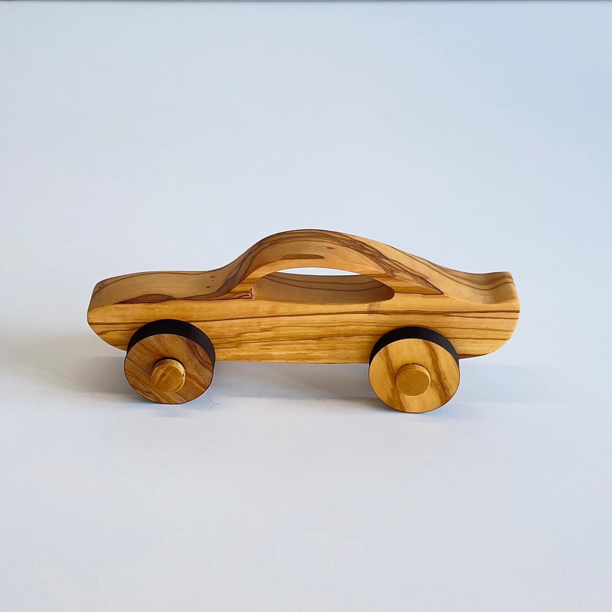 Wooden Montessori Toys for Kids, Olive Wood Natural Eco-friendly Baby Toys, Wood Push Toys for 1st Birthday, Baby Shower Gifts for Toddlers