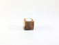 Wooden Cubic Candle Holders, Elegant Olive Wood Tealight Holders, Single - Double - Triple