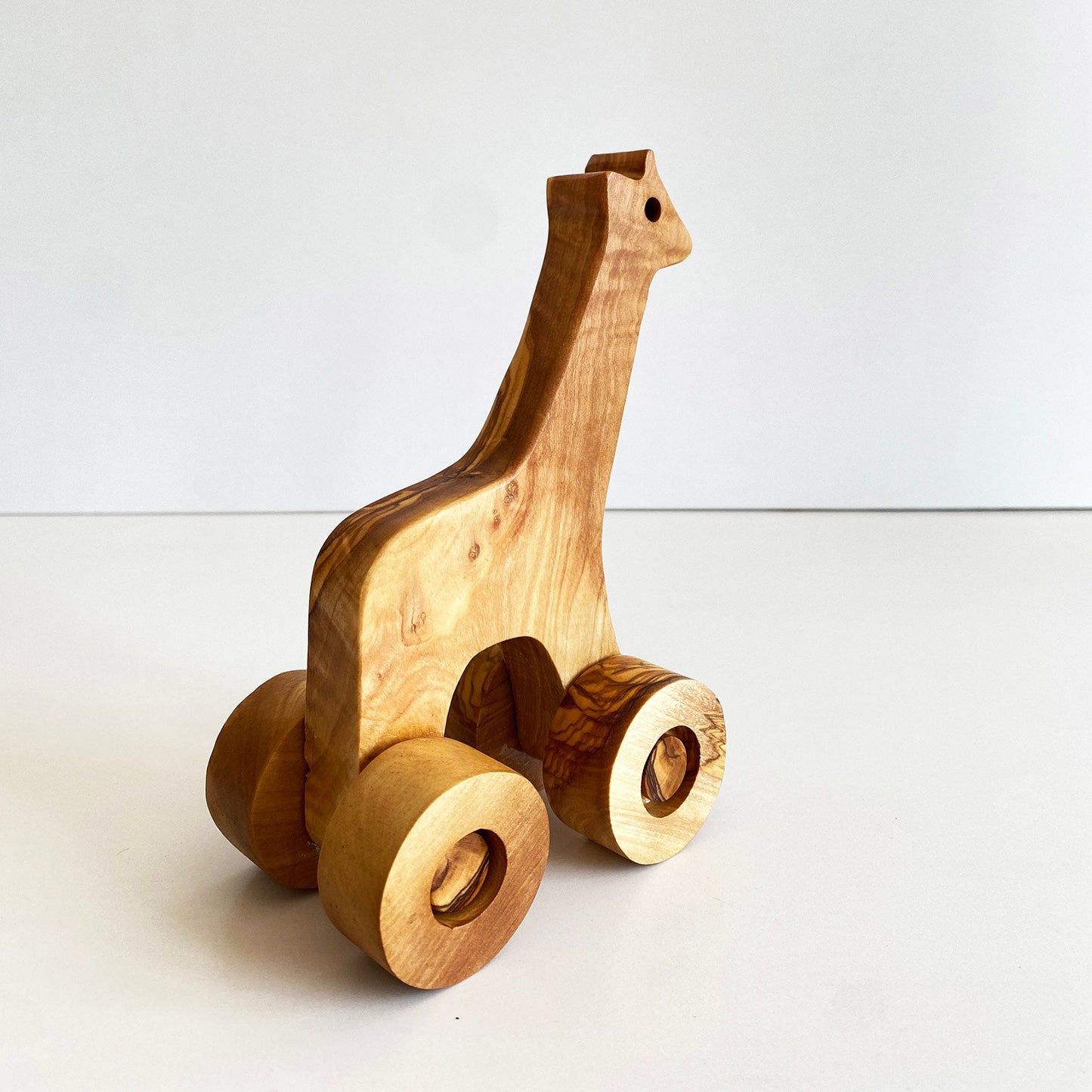 Olive Wood Toy Giraffe, Wooden Toy Giraffe, Enviroment Friendly Toy, Handmade Wooden Toy, Organic Toy, Vegan Toy, Authentic Toy