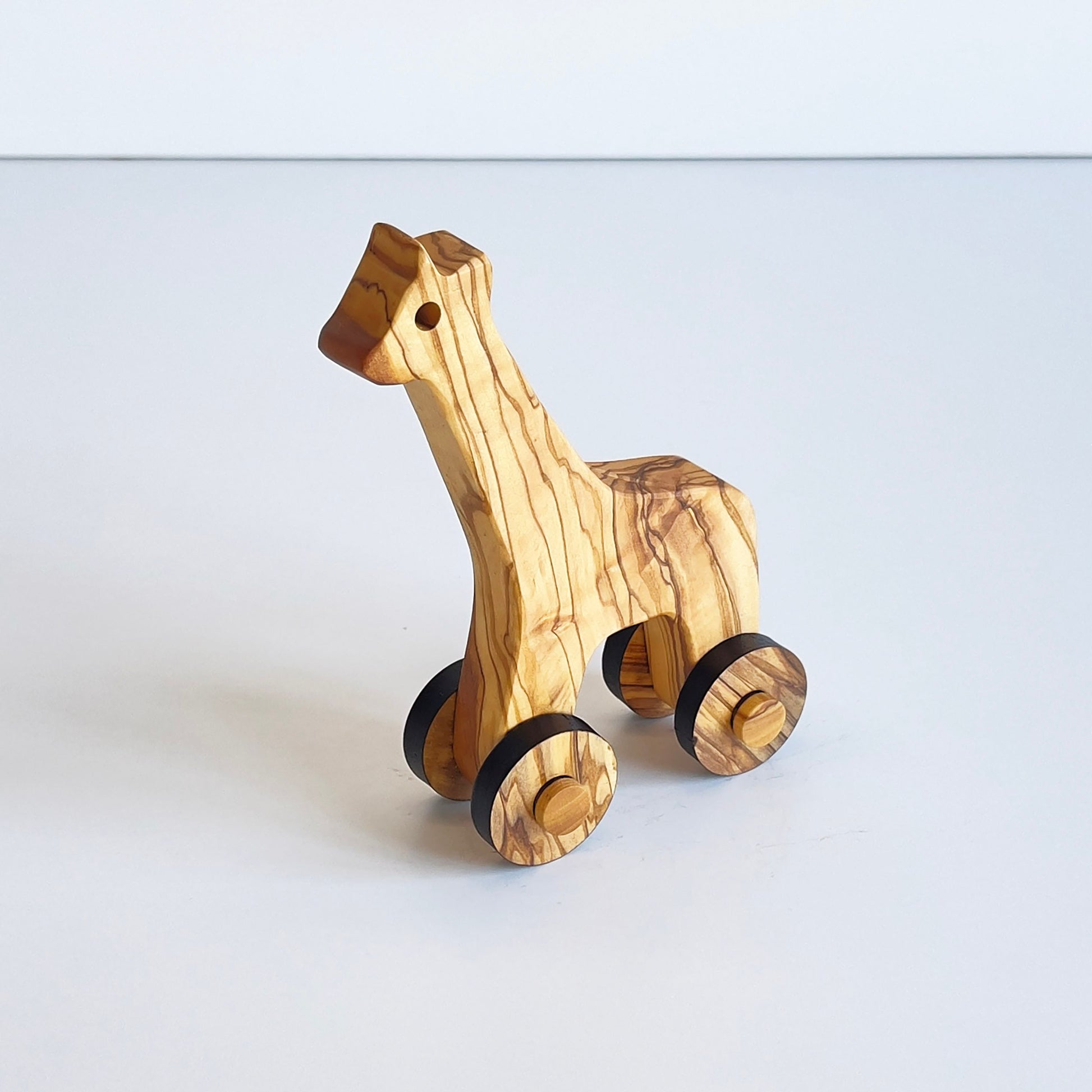 Olive Wood Toy Giraffe, Wooden Toy Giraffe, Enviroment Friendly Toy, Handmade Wooden Toy, Organic Toy, Vegan Toy, Authentic Toy