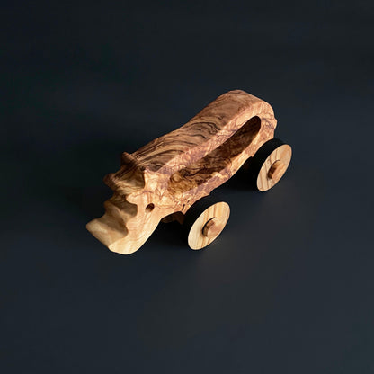 Olive Wood Toy Rhino, Wooden Toy Rhino, Environment Friendly Toy, Vegan Toys, Healthy Baby Toys, Natural Wooden Toy, Safe toys for babies