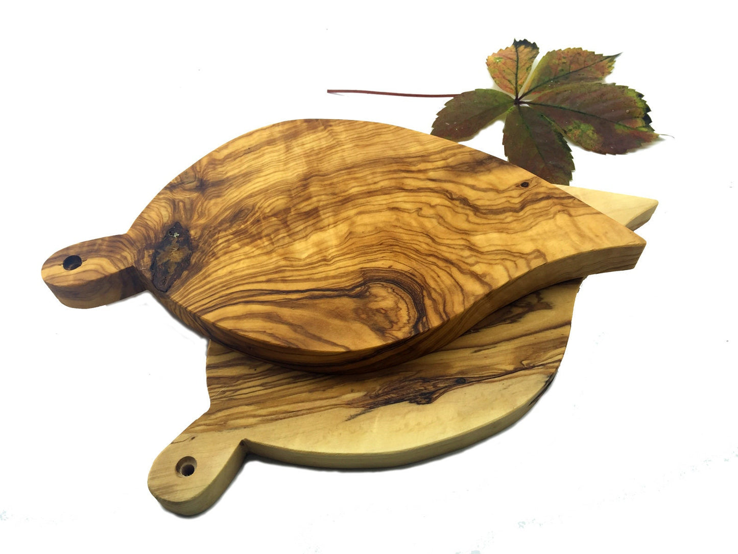 Olive Wood Board, Wooden Leaf Board, Authentic Wooden Serving Board, Natural Wood Cutting Board, High Quality Wooden Board