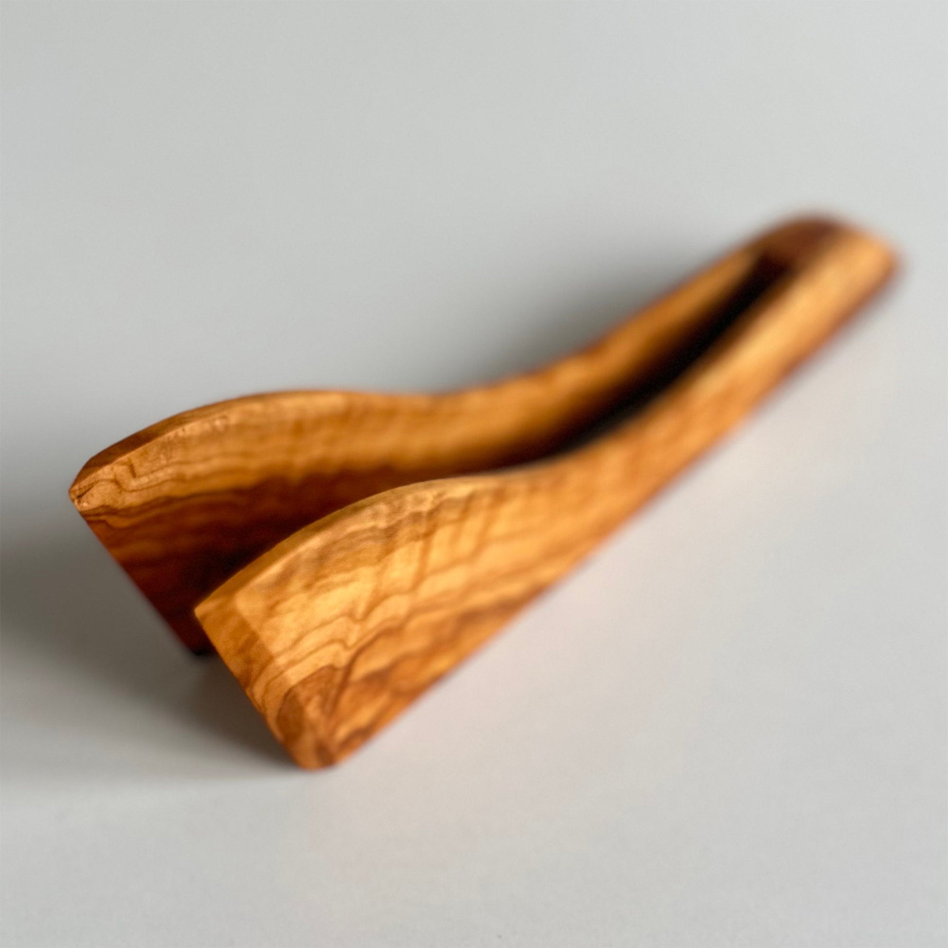 Olive Wood Tongs, Anti-bacterial Olive Wood Tongs