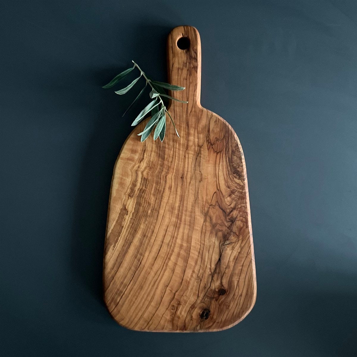 Handcrafted Olive Wood Cutting Board, Rustic and Durable Kitchen Essential