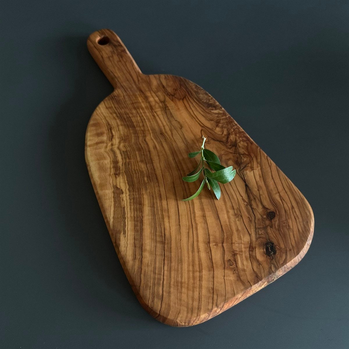 Handcrafted Olive Wood Cutting Board, Rustic and Durable Kitchen Essential