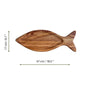 Handcrafted Olive Wood Fish-Shaped Plates