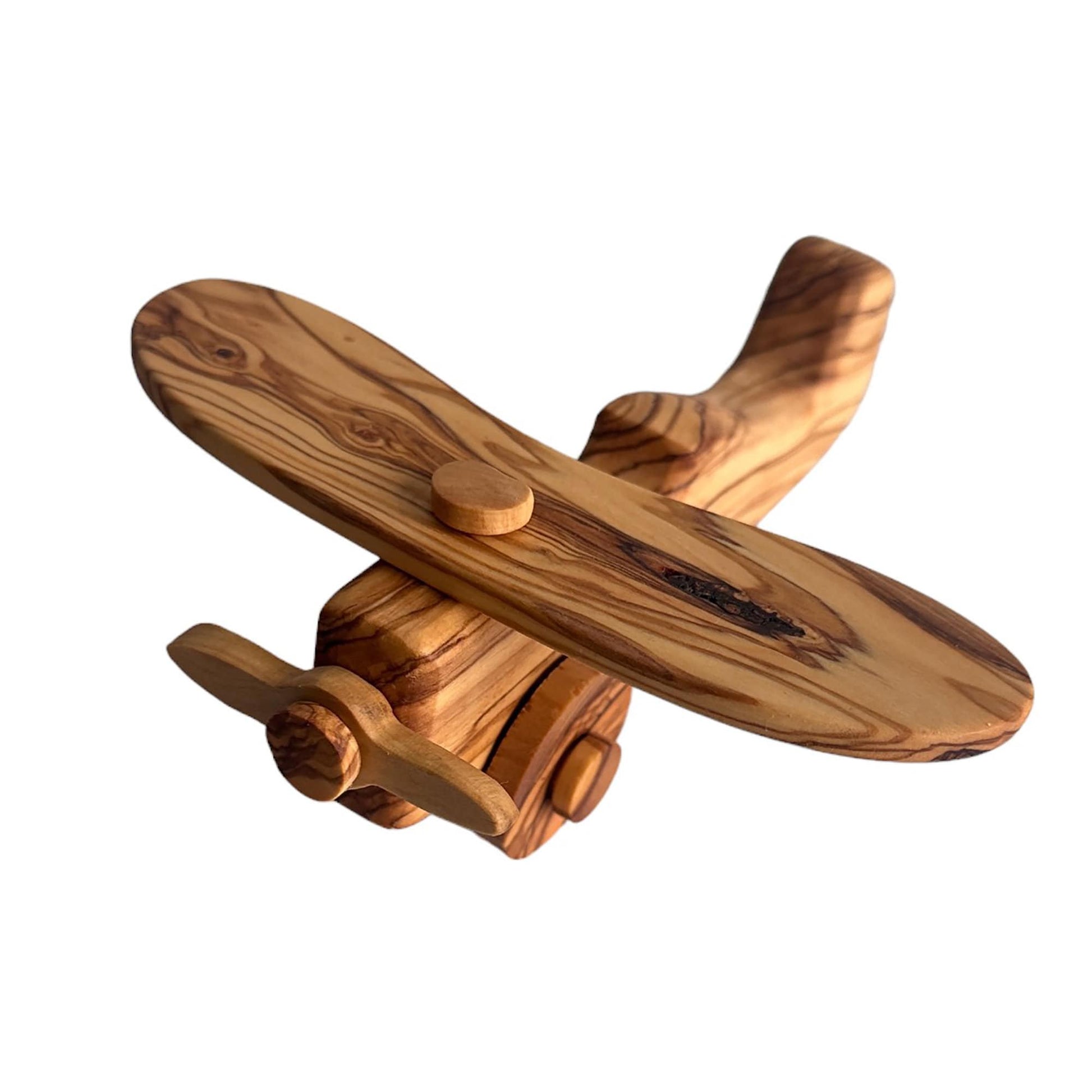 Olive Wood Toy Plane, Wooden Toy Plane, Enviroment Friendly Toy, Vegan Toy, Chemical Free Toy, Natural Wooden Toy, Safe Wooden Toys