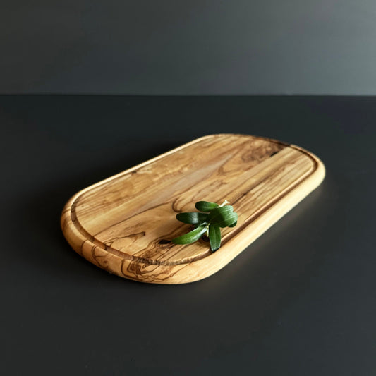 Olive Wood Oval Cheese Board