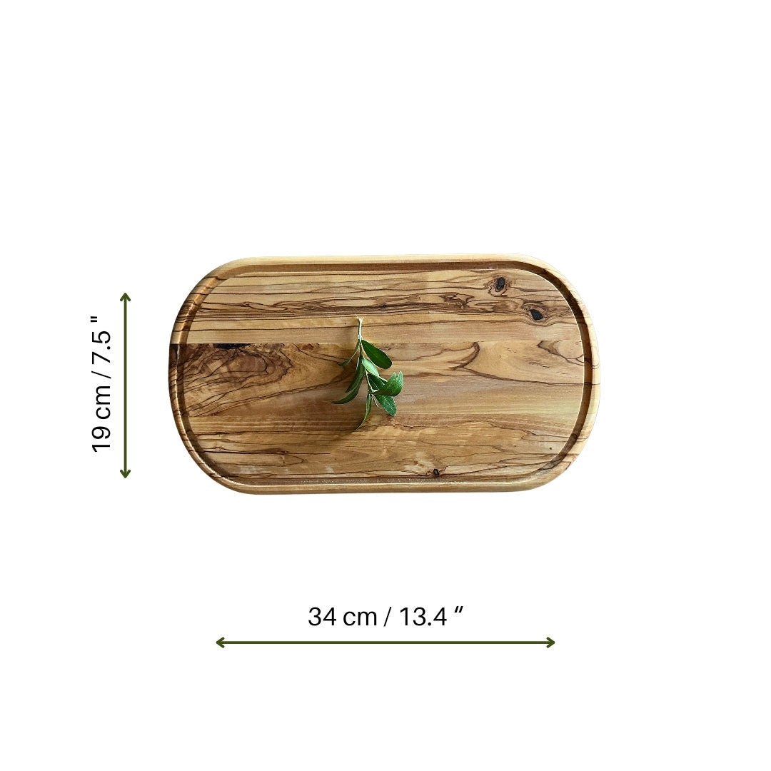 Olive Wood Oval Cheese Board