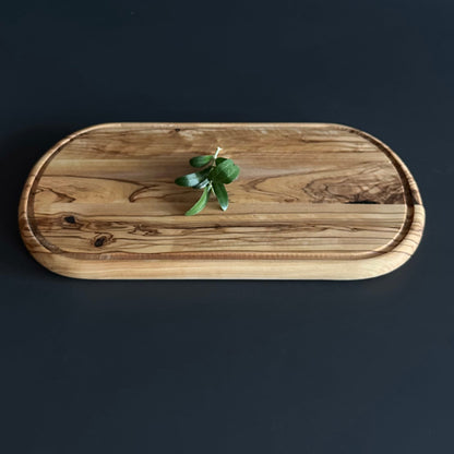 Olive Wood Oval Cheese Board