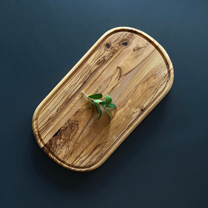 Olive Wood Oval Cheese Board
