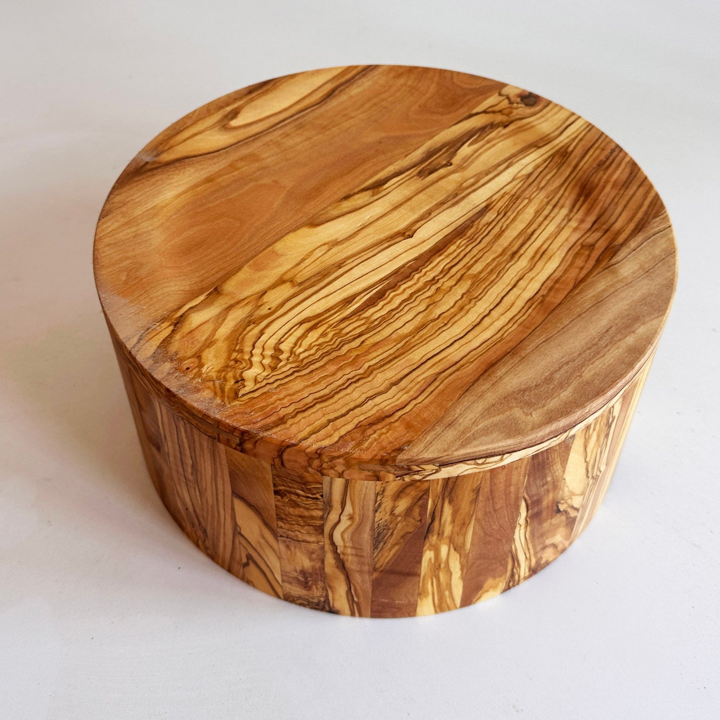 Handmade Olive Wood Salad Bowl - 10.2 Inches with servers, Unique Gift, Handcrafted Olive Wood Bowl, Large Olive Wood Serving Bowl