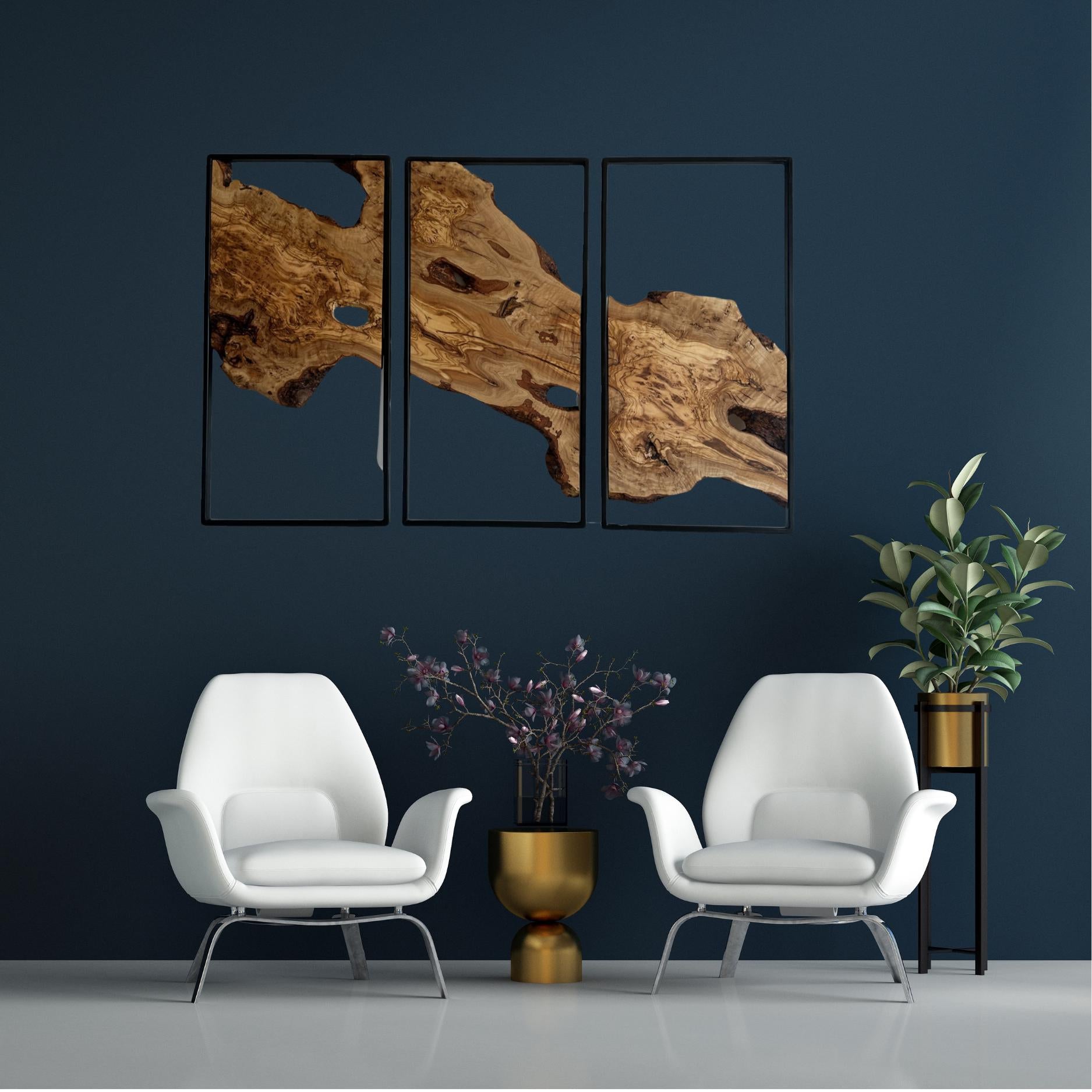 nature wall art, wood wall art large, framed wall art, wooden wall art