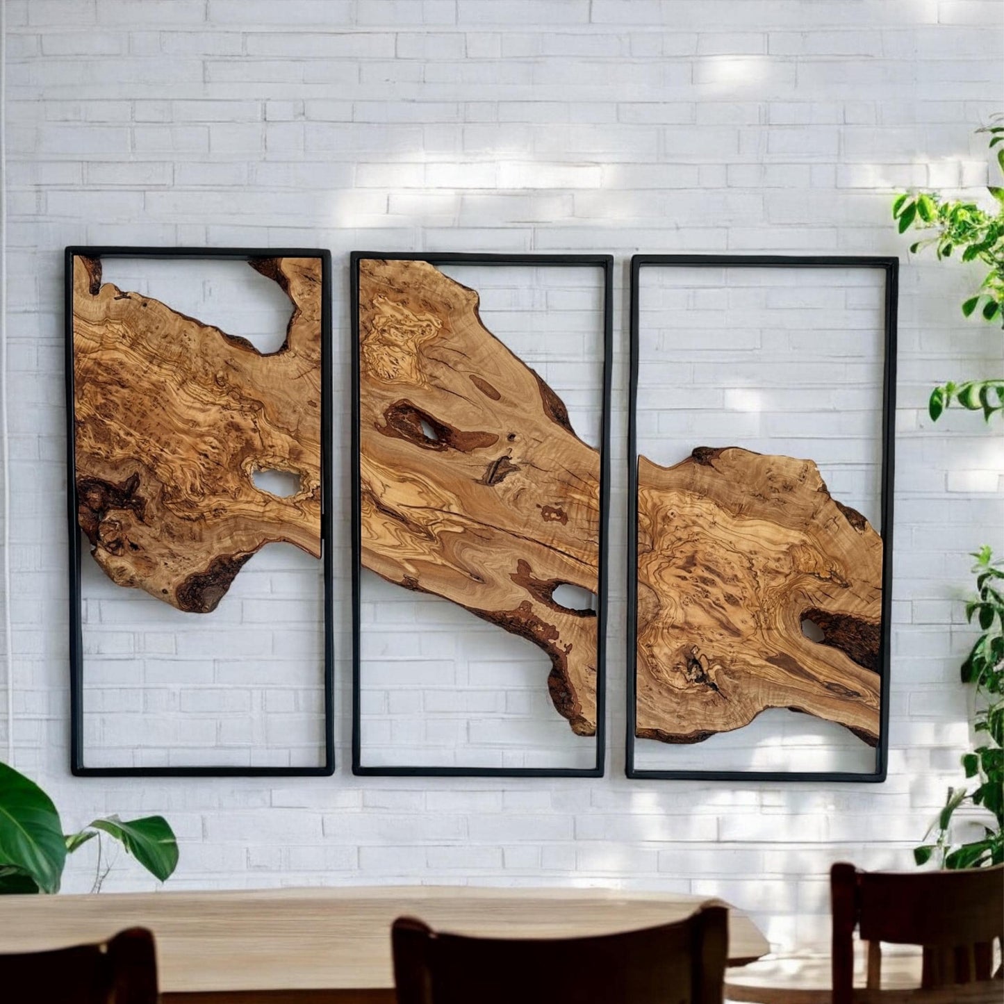 rustic wood wall art