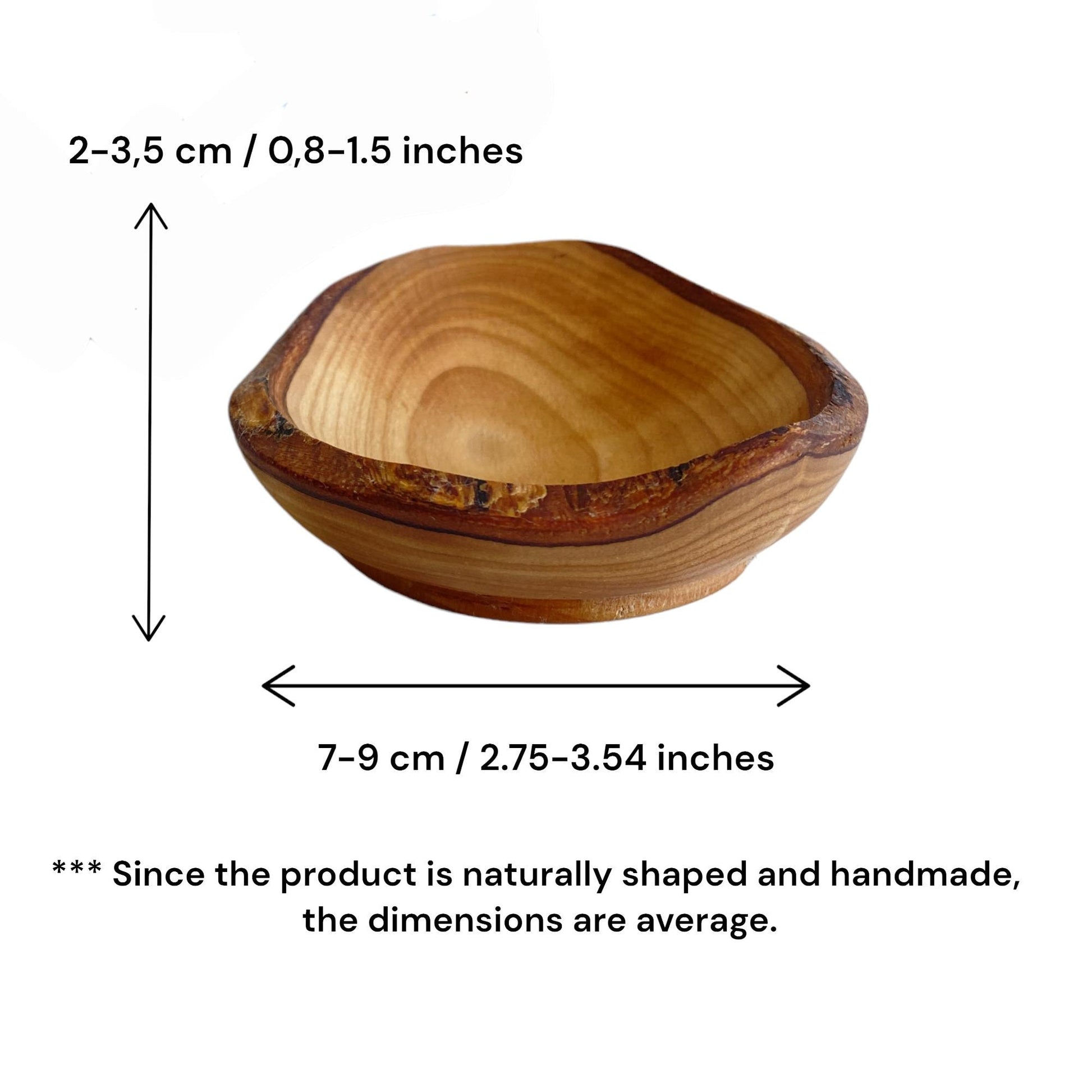 Logo Engraved Olive Wood Rustic Mini Dishes | Wedding Favor | Corporate Gifts with Logos | Olive Wood Party Favor | Wedding Party Gift