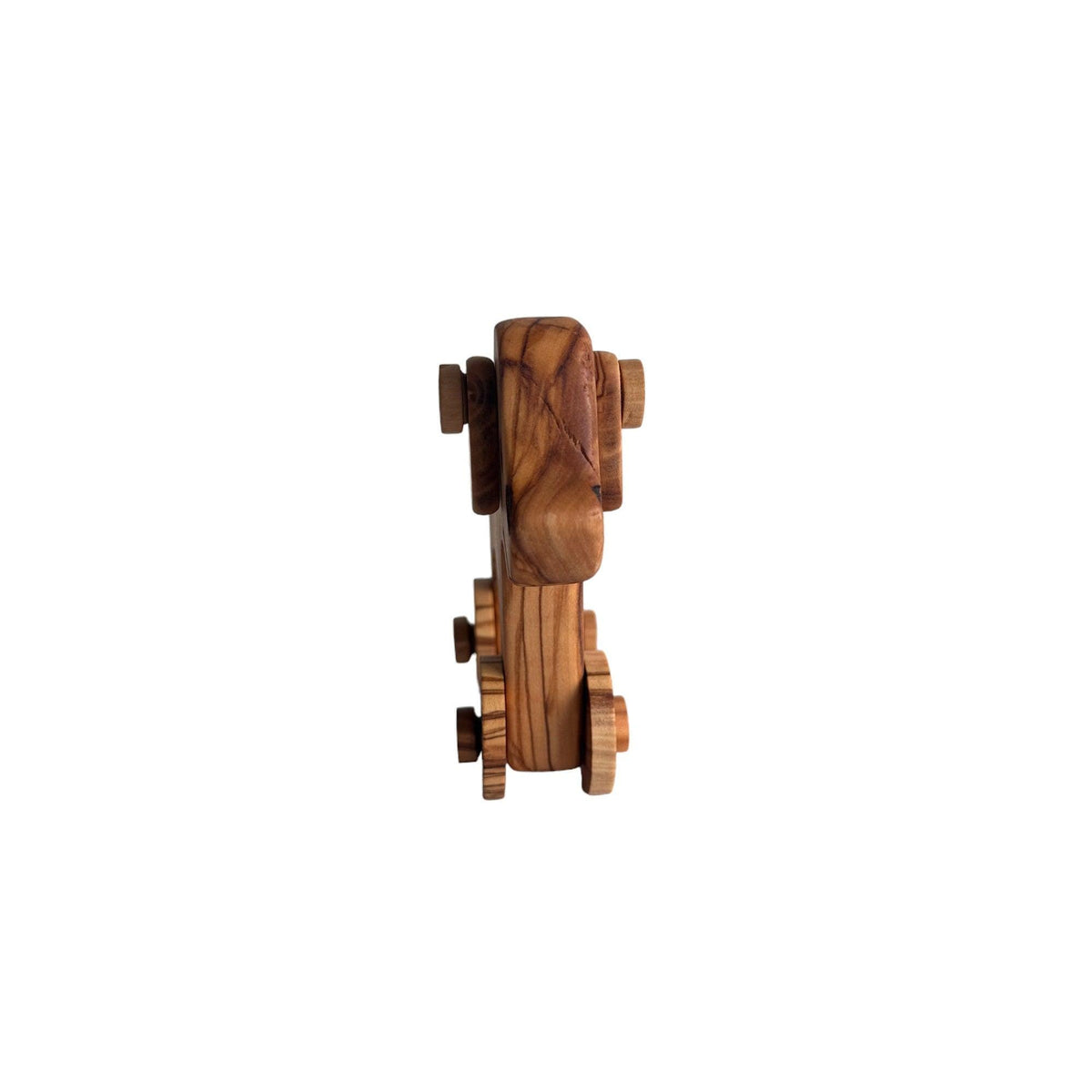 Personalized Handcrafted Olive Wood Toy Dog