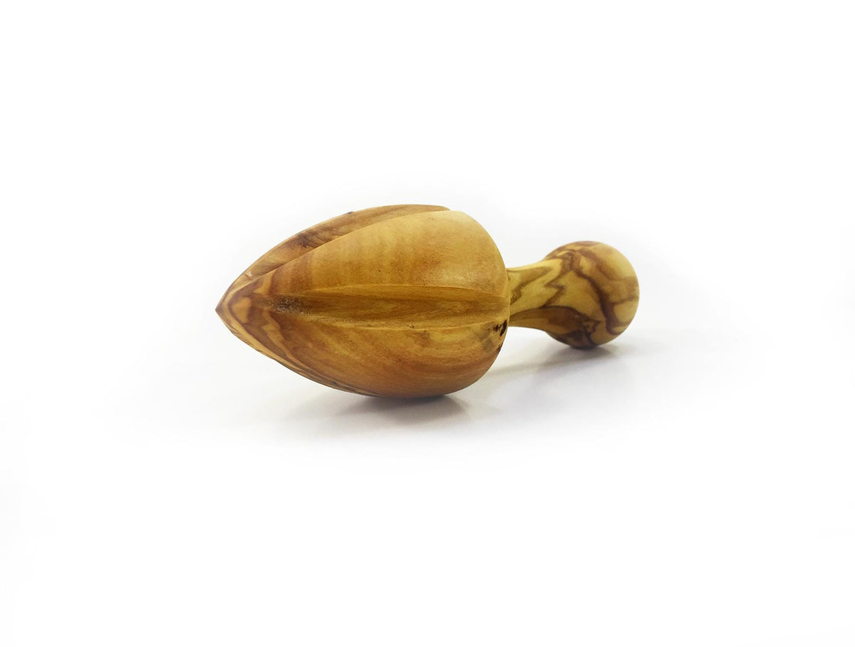Handmade Olive Wood Citrus Juicer | Natural Kitchen Squeezer