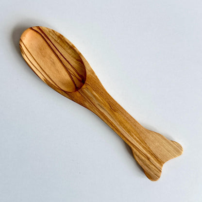 Olive Wood Baby Spoon Set, Natural Feeding Spoons