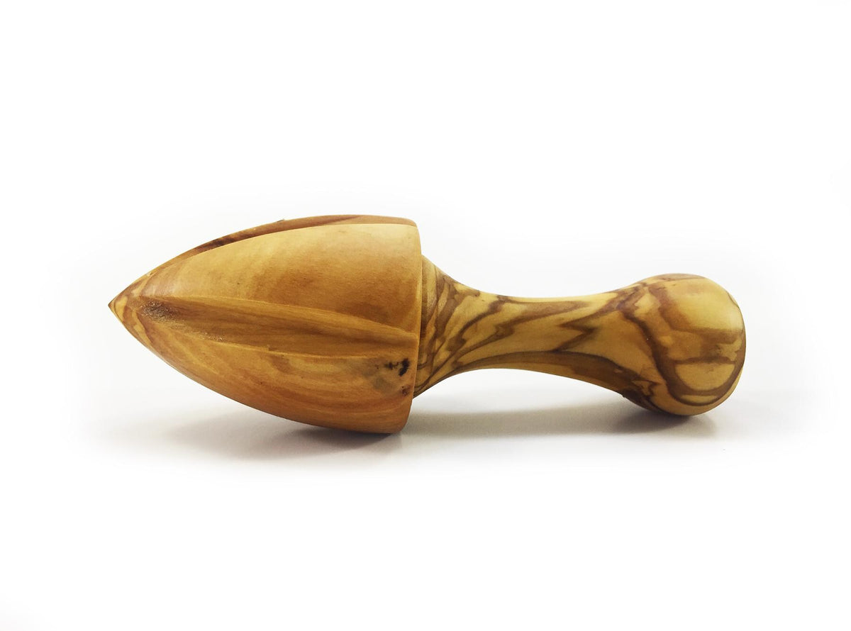 Handmade Olive Wood Citrus Juicer | Natural Kitchen Squeezer