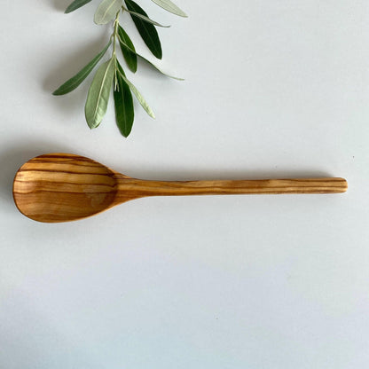 Handmade Olive Wood Coffee Spoon | Rustic Dessert Spoon